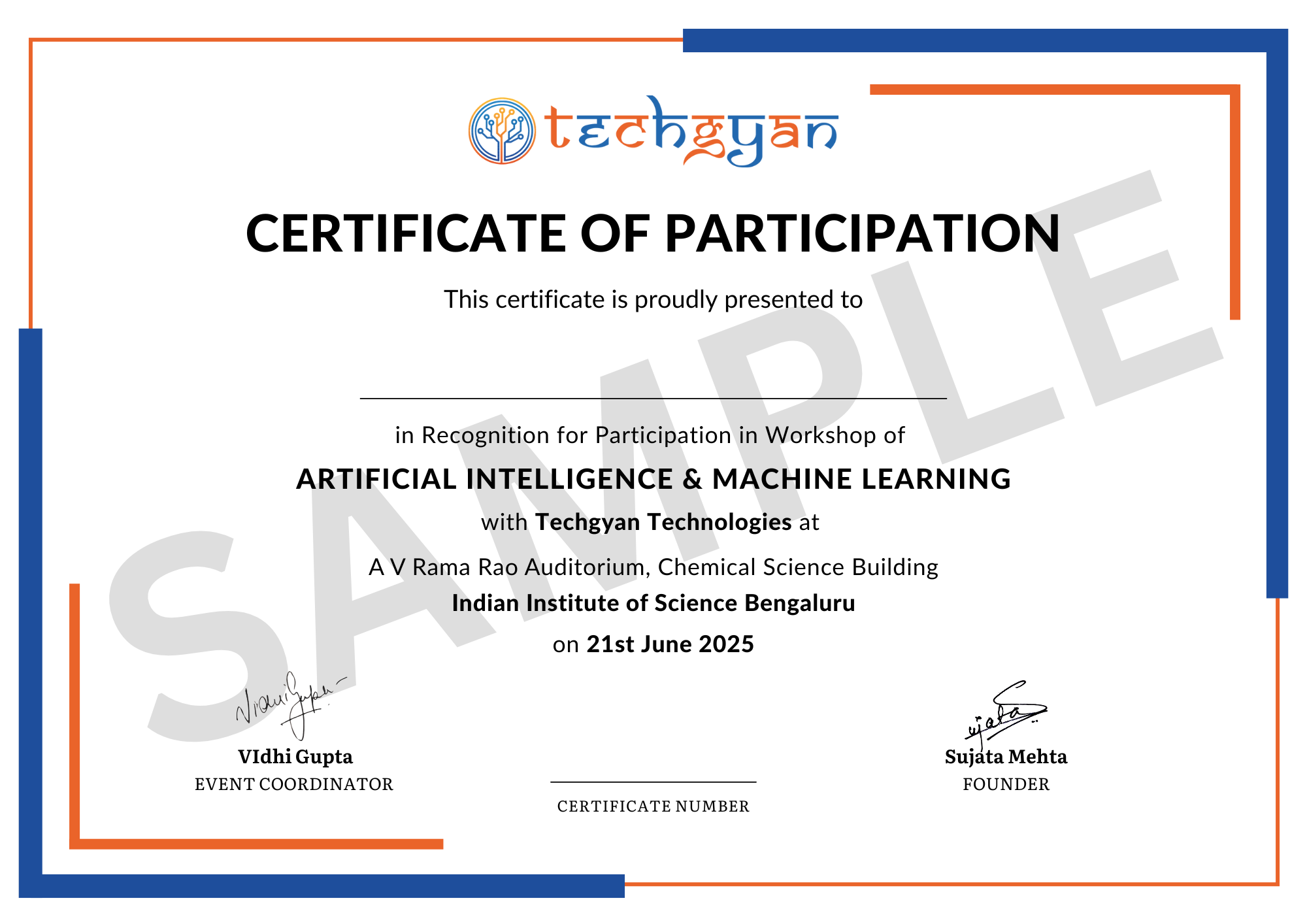 Workshop at IISc Bengaluru | Techgyan | Skill Development Training