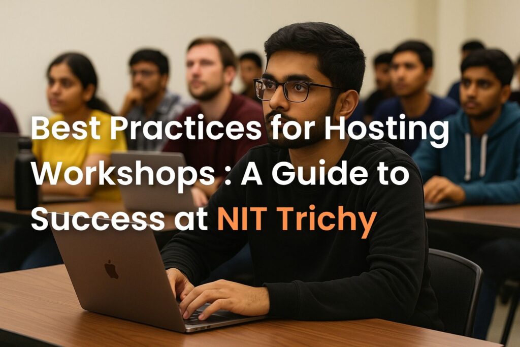 hosting workshops IIT