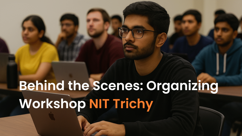 organizing workshop NIT Trichy