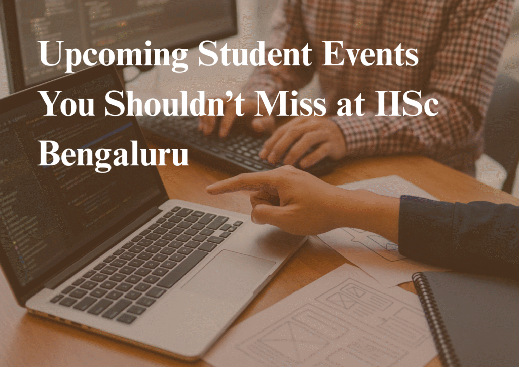 upcoming events IISc Bengaluru