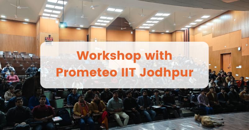 Offline Workshop at IIT Jodhpur - Techgyan | Skill Development Training